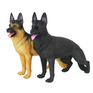 Artificial Animal Model Dog Toy German Shepherd Decoration Pet Dog Big Wolfhound German Shepherd Dog German Black Back