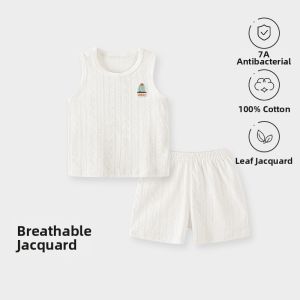 TONGLIANCHUXIN | Cotton Thin Baby Vest Shorts