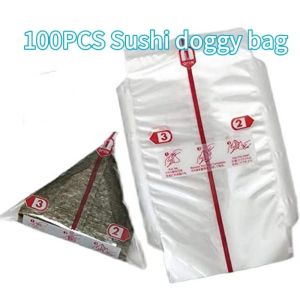 Rice Ball Sushi Bag Disposable Onigiri Wrapper Bag Japanese Triangle Rice Ball Packaging