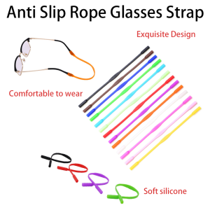 1PC Exquisite Design Multicolored Soft Silicone Childrens Glasses Anti Slip Rope Glasses Strap Comfortable To Wear