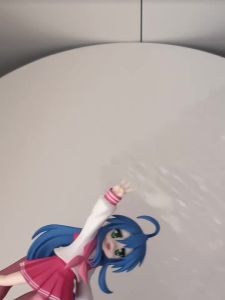 Bandai | Hot 18CM Anime Izumi Konata Figure Anime Peripheral Collectible Models Decorative Decorations Children Kawaii Gift