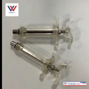 Viddavet 20ml Fiberglass Syringe Clear Oral Drencher EasyDose Oral Syringe