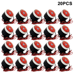 1-20pcs Diy DC 12V Electronic Siren Buzzer Loud Piezo Alarm for Car Home Security System Burglar Alarm Easy Installation