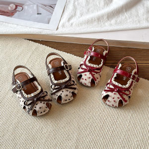 Floral Sweet Breathable Non-slip Girls Sandals