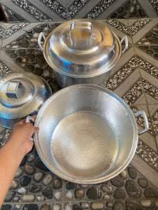 Panci alumunium tebal homemade uk 30cm