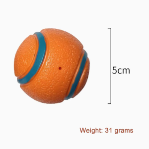 Interactive Dog Toy Ball Dioplkble Squeaky Chew Resistant Pet Chasing Toy Ball For Teeth Grinding Training Self Entertainment