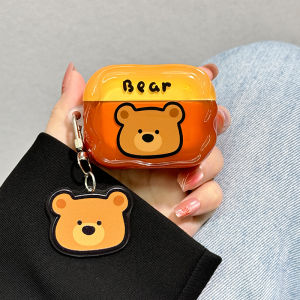 Transparent Silicone Protective Case for AirPods pro 2 Generation 2 Bluetooth Earphones Soft Shell Cute Cartoon Pattern