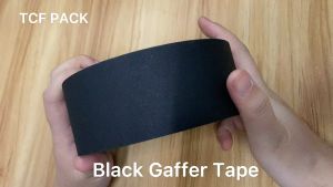 10 meters/roll Black Gaffer Tape No Residue Non-Reflective Easy Tear Book Repair Bookbinding Tape Matte Gaff Stage Cloth Tape for Photography