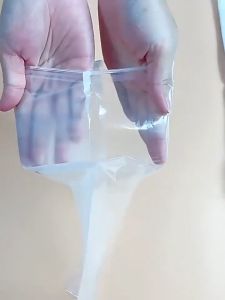 ถุงซิปรูดแพ็คเสื้อผ้า ถุงใส่เสื้อผ้ามีรูระบาย  ถุงซิปสไลด์ ถุงใส่เสื้อผ้า หน้าใสหลังขุ่น ถุงซิปรูด ใช้บรรจุเสื้อผ้าได้ดี