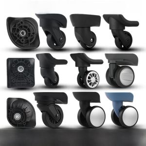 ล้อกระเป๋าเดินทางแบบหมุนได้สำหรับเปลี่ยนอุปกรณ์อะไหล่ ล้อกระเป๋าเดินทางแบบดึงสายเดี่ยวสำหรับการซ่อมแซม