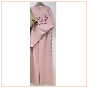 ชุดเซ็ต 2 ชิ้น (มี 6 สี) เสื้อโอเวอร์ไซส์ + กางเกงขายาว ผ้าเนื้อดีงานสวย ชุดใส่เที่ยว ชุดสวยๆ ชุดลำลอง