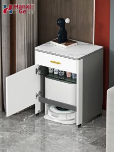 HANXIGE | Luxury Ceramic Side Table with Storage Robot Organizer