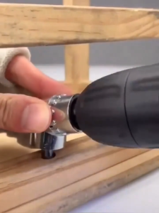 ข้อต่องอ 105 องศา ไดร์เวอร์มุมขยายพลังงานไขควง เจาะสิ่งที่แนบมา มือจับหกเหลี่ยมทั่วไป1/4