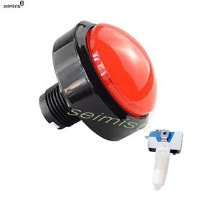 Arcade Button LED Light Lamp 60MM Big Round Arcade Video Game Player Push Button LED Illuminated Push Button Switch DC5V/12V Lig