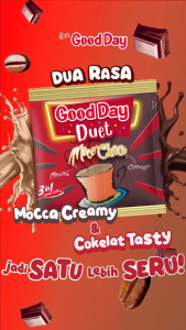 Good Day Kopi Instan 3 in 1 Duet Moca Choco 5 sachet"