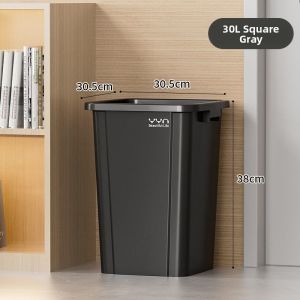 High Capacity Outdoor and Kitchen Trash Can 50L