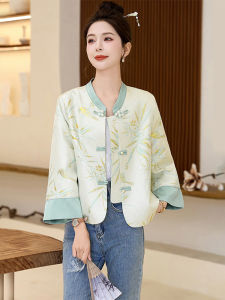 MANWUJINGLING | Delicate Modern Chinese Style Jacket Short