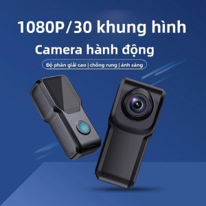 Camera Hành Động Mini 1080P Móc Khóa Nhỏ Gọn Gắn Tay Lái Xe Đạp Camera Thể Thao Để Quay Phim Khi Đạp Xe Với Micro Mở Rộng