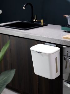 ROCO 2 in 1 Rubbish Bin Segregate Kitchen Waste Hanging Bin Tong Sisa Dapur Tong Sampah Dapur Dustbin Garbage Bin 干湿分离厨余桶 二合一悬挂式垃圾桶桶