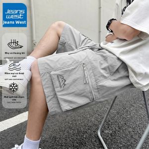 Jeanswest | Quần Áo Công Sở Mỏng Màu Xám Lụa Băng Dài Lỏng Phong Cách Hè Size Trung Bình