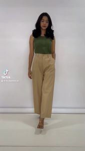 Celana Panjang Wanita Kulot Highwaist Loose Pants Yora Pants Premium Warna Stabilo Terbaru Fuschia