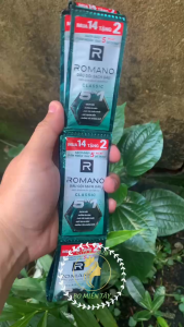 (Dây 14 Hoặc 16 Gói Tùy Đợt) Dầu Gội Romano 5in1 5g/Gói – Sạch Gàu Thơm Lâu Mẫu Mới Chính Hãng