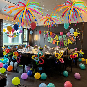 QIANHUAJIAN | Dopamine Color Birthday Party Balloons