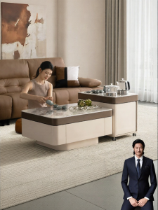 Integrated Water Heater Portable Tea Table