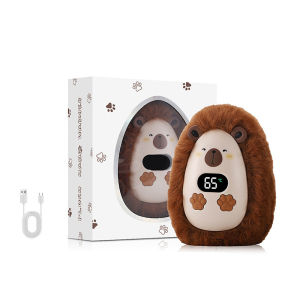 1pc Plush Hand Warmer Mini Portable Handwarmers 3-gear Temperature Adjustment Long-lasting Heating Pocket Heater Winter Supplies