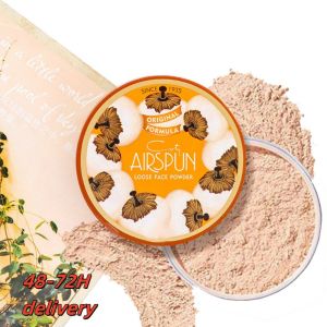 CHOWGOLI 【Local Shipping】Airspun Loose Powder Soft Powder High-quality Long-lasting Control Oil Naturally Neutral Fine Light Makeup Powder Light-weight Long Lasting Coverage Loose Powder