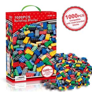 FUNToy Mainan Anak 1000 pcs Blok & 500 pcs Blok: Mainan Edukatif Ramah Lingkungan