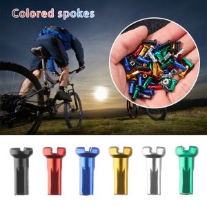 ROLL 10/20/50pcs Mountain Bike Alloy Anodized Bike Cycling Spokes s Multicolor Wheel Spoke s Bicycle Wheel Accessories