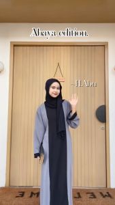 Gamis Abaya Terbaru 2025 Crinkle Annora Mewah Elegan