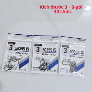 3 Gói Vòng Tròn Móc Câu Cá Nước Mặn Mực Biển Đầu Thép Gai Móc Thép Carbon Cao Cấp Thuyền Câu Cá Dụng Cụ Phụ Kiện
