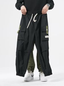Celana Pria Celana Panjang Olahraga Multi-saku Overall Casual Sporty Fashion Pants K818M