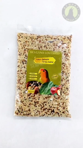 SEMPATI Belgano Lovebird Pakan Harian Lomba Burung Lovebird Love Bird Lb Parkit Kenari Finch Small Parrot Ngekek Konslet Kuaci Milet Putih Merah Juwawut Gabah Bangkok Biji Sawi