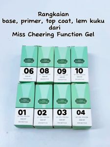 Miss Cheering Function Gel Manicure Nail Art Base Primer Top Coat Nail Glue PH Bond UV Gel