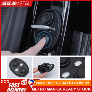 SEAMETAL 4pcs Car Door Silent Shock Pad Silicone Car Door Lock Anti-collision Protective Cover