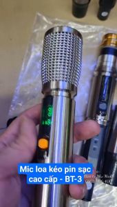Mic Loa kéo Cao Cấp BT âm thanh hay sóng xa ổn định ít hú rít.
