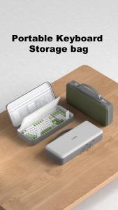 Hagibis Keyboard Portable Carrying Case 68/87 Keys EVA Travel Pouch Electronic Organizer Travel Case Bag Hardshell Shockproof