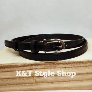 เข็มขัดหนังผู้หญิง เป็นงานหนังวัวแท้ 100% งานดีมีคุณภาพ เรียบหรู ใส่ทนทาน (เจาะรูฟรี‼️ ทักแชทแจ้งขนาดเอว)
