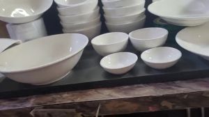 BỘ TÔ CHÉN DĨA GỐM SỨ LA HÁN (GỒM 3 TÔ LOE 4 DĨA SÂU 10 CHÉN CƠM 2 CHÉN MẮM 2 DĨA TƯƠNG)