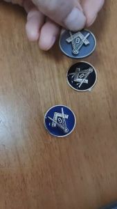 Ly eagle 1-Inch Freemasonry Emblem Waterproof Non-Fading 3D The Free Masons Symbol Masonic Emblem for phone