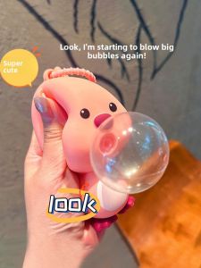 Loopy Keychain Toy Stress Relief Cartoon Bubble Popper Soft Rubber Bag Pendant Cute Doll Creative Gift Keychain