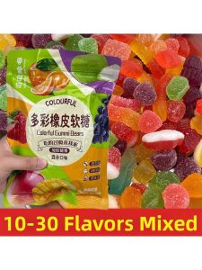 Sour Gummies Multi-Flavored Fruit Tasting Diverse Colors