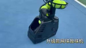 Tennis Ball Machine Tennis Ball Tosser Adjustable&Portable W/Oscillation Ball Launcher Tennis Serving Machine Accurate&Efficient Feed Machine Plug In/Batteries 30 Balls for Adults