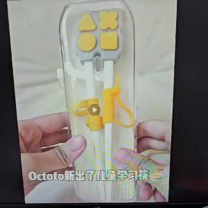 Octoto 3in1 Kids Learning Travel Cutlery Set ( Chopsticks + Spoon + Fork)