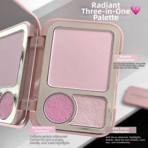 Tri-color Matte Highlighting Powder