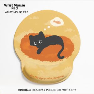 KALLDUN | Cute Aesthetic Wrist Rest Mouse Pad Keyboard Support