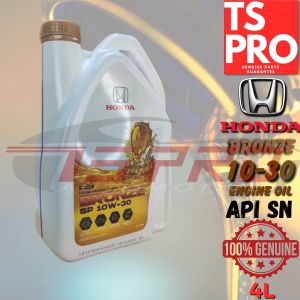 Honda Genuine 10W-30 API SN Engine Oil- Premium Mineral (4L)